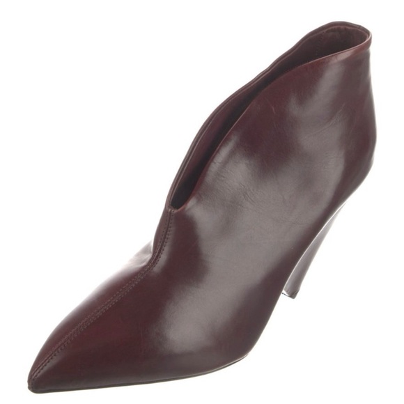 Burgandy leather Isabel Marant boots - Picture 3 of 5
